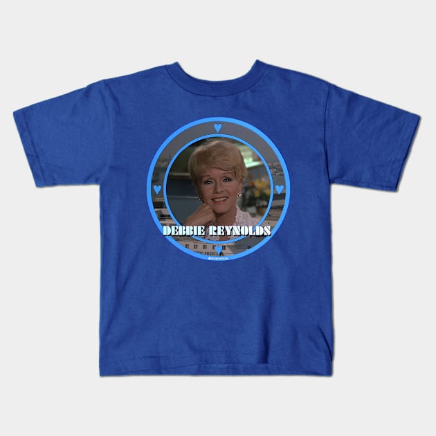 Debbie Reynolds Kids T-Shirt by Camp.o.rama